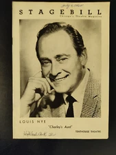 Louis Nye in "Charley's Aunt" 1960 Chicago Tenthouse Theatre Stagebill