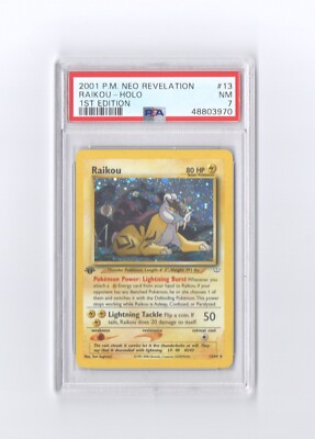 2001 Pokemon Raikou Holo Neo Genesis