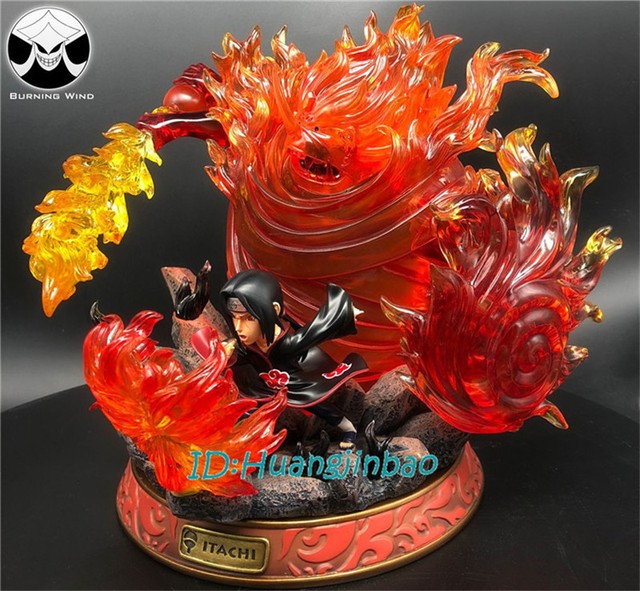 Naruto Uchiha Itachi GK Model Susanoo Resin LED SD Sculpture Statue