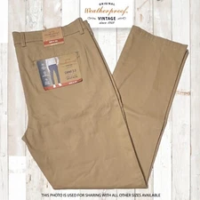 New Weatherproof Vintage Men's Chino 2.0 Slim Straight Fit Stretch Pants Khaki