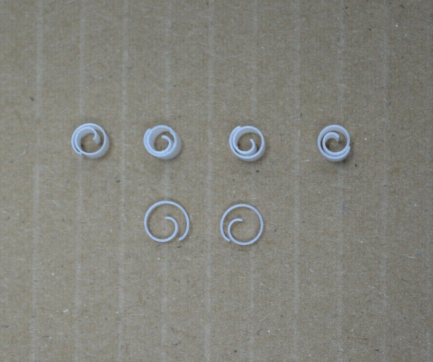 (Set Of 6) Holley Vacuum Secondary Nylon Throttle Shaft Plate Bushings