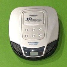 Audiophase DM9804 10 Second Anti-Shock System Portable CD Player Walkman - WORKS