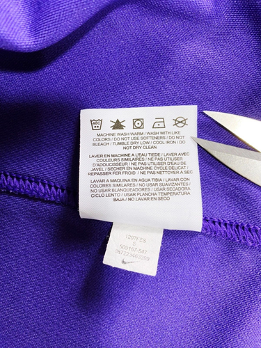 Nike Golf Tour Performance Mens Polo Shirt Size S Purple Dri-Fit Short Sleeve - Picture 8 of 8