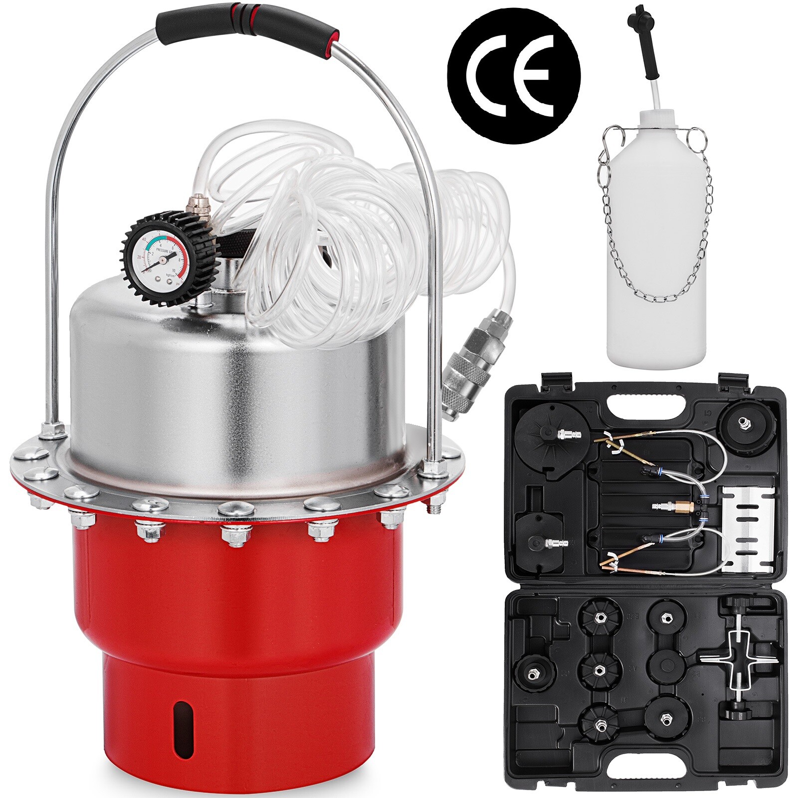 Kit vidange d'huile et purgeur de frein pneumatique 5L à haute pression