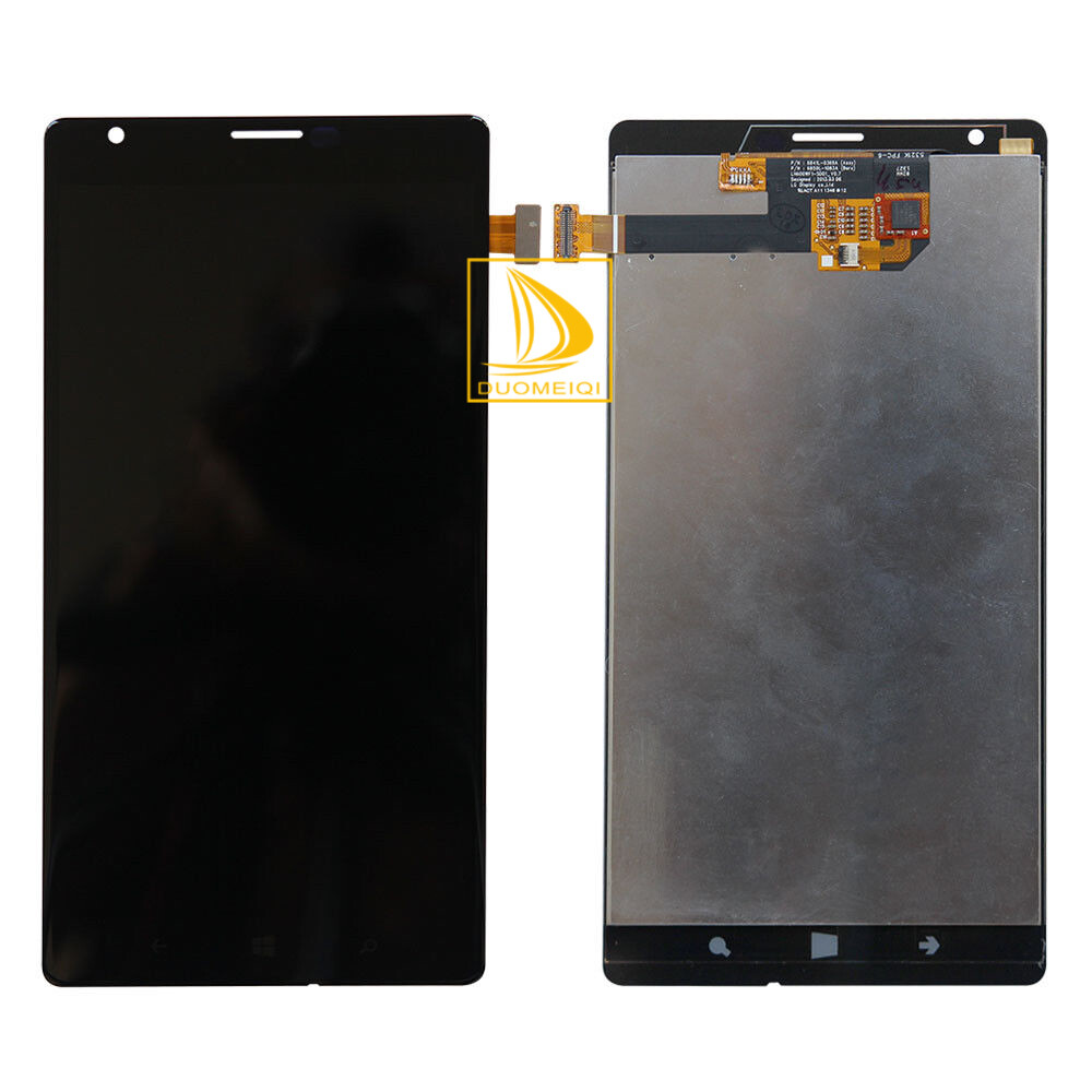Display + Touch Screen Per Nokia Lumia 1520 – Nero, Vetro LCD Completo, Nuovo