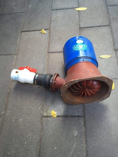 1000W 220V Hydroelectric Generator Oblique Strike-Water Wheel Pelton Turbine - Foto 15 di 18