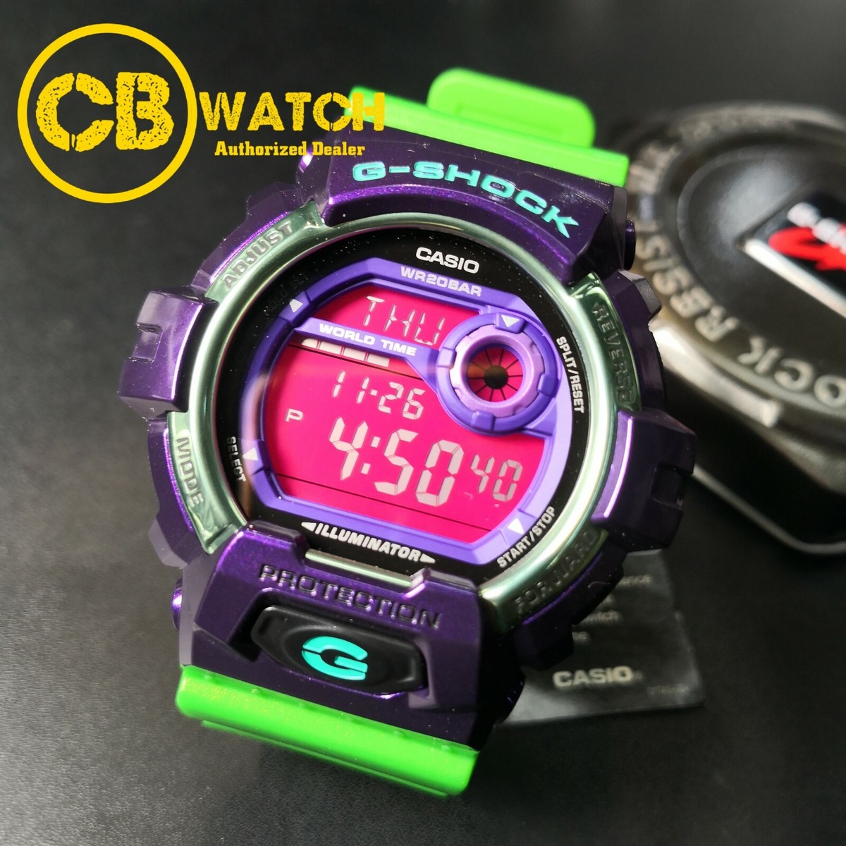 G-8900SC-6 CASIO G-SHOCK CRAZY COLORS PURPLE / GREEN | eBay G-8900SC-6 CASIO G-SHOCK CRAZY COLORS PURPLE / GREEN | eBay
