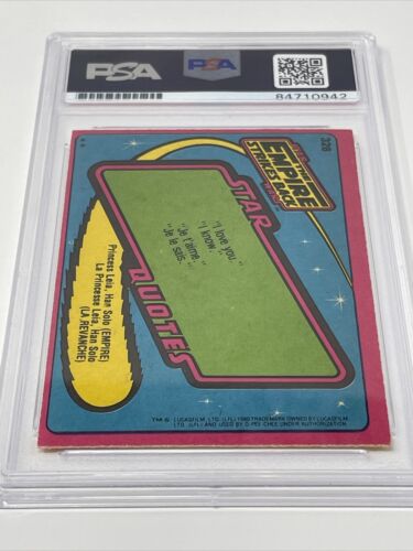 1980 OPC Star Wars Empire Strikes Back #328 Richard Edlund Signed Auto PSA DNA - Picture 3 of 3