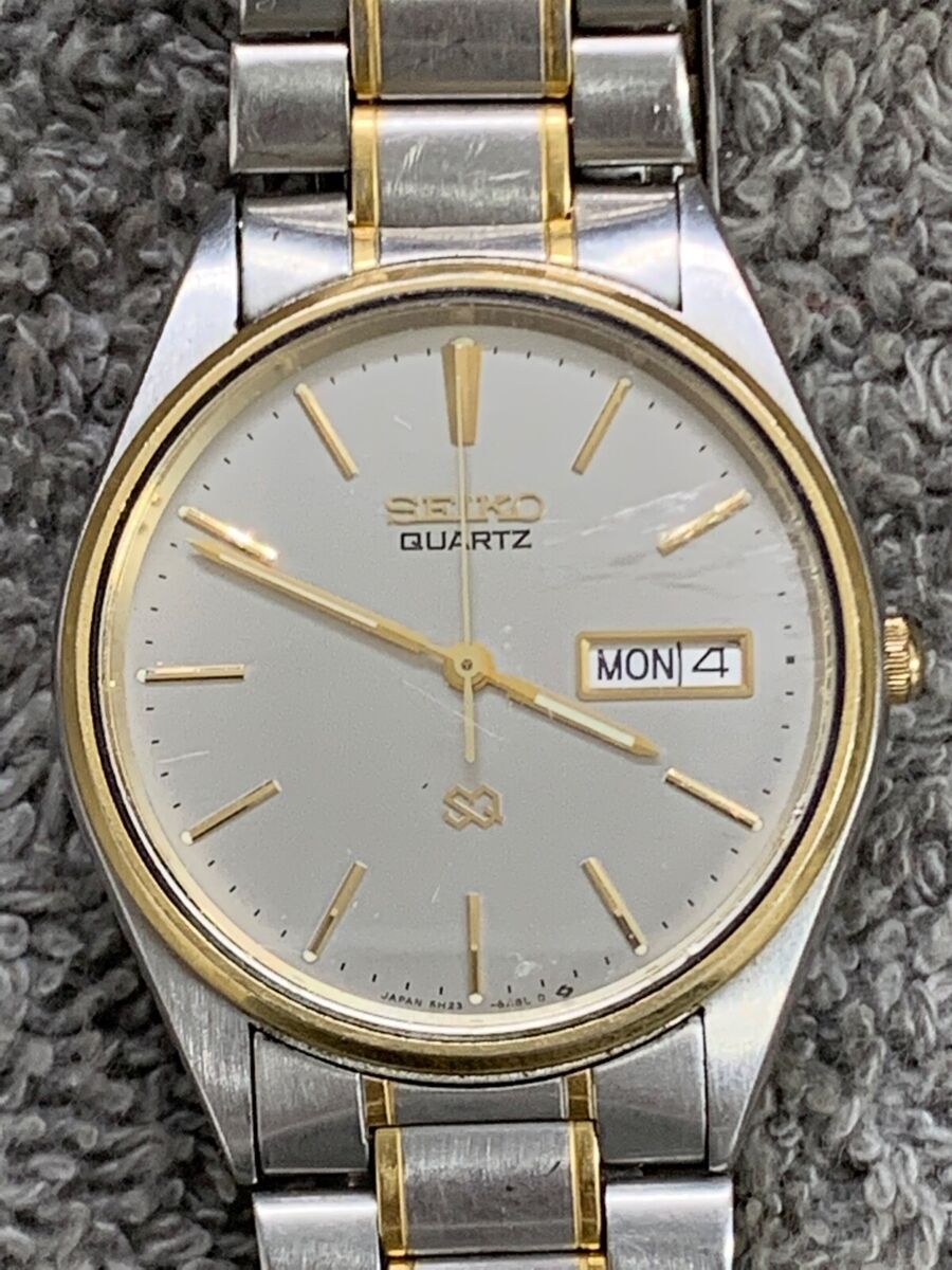 Seiko Men's Watch Day/Date 5H23-8A09 Running Very Good New Seiko Men's Watch Day/Date 5H23-8A09 Running Very Good New