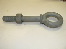 1"-8 x 6 1/4"-6 3/4" CROSBY Drop Forged Shouldered Eyebolt - Hot Dip Galvanized