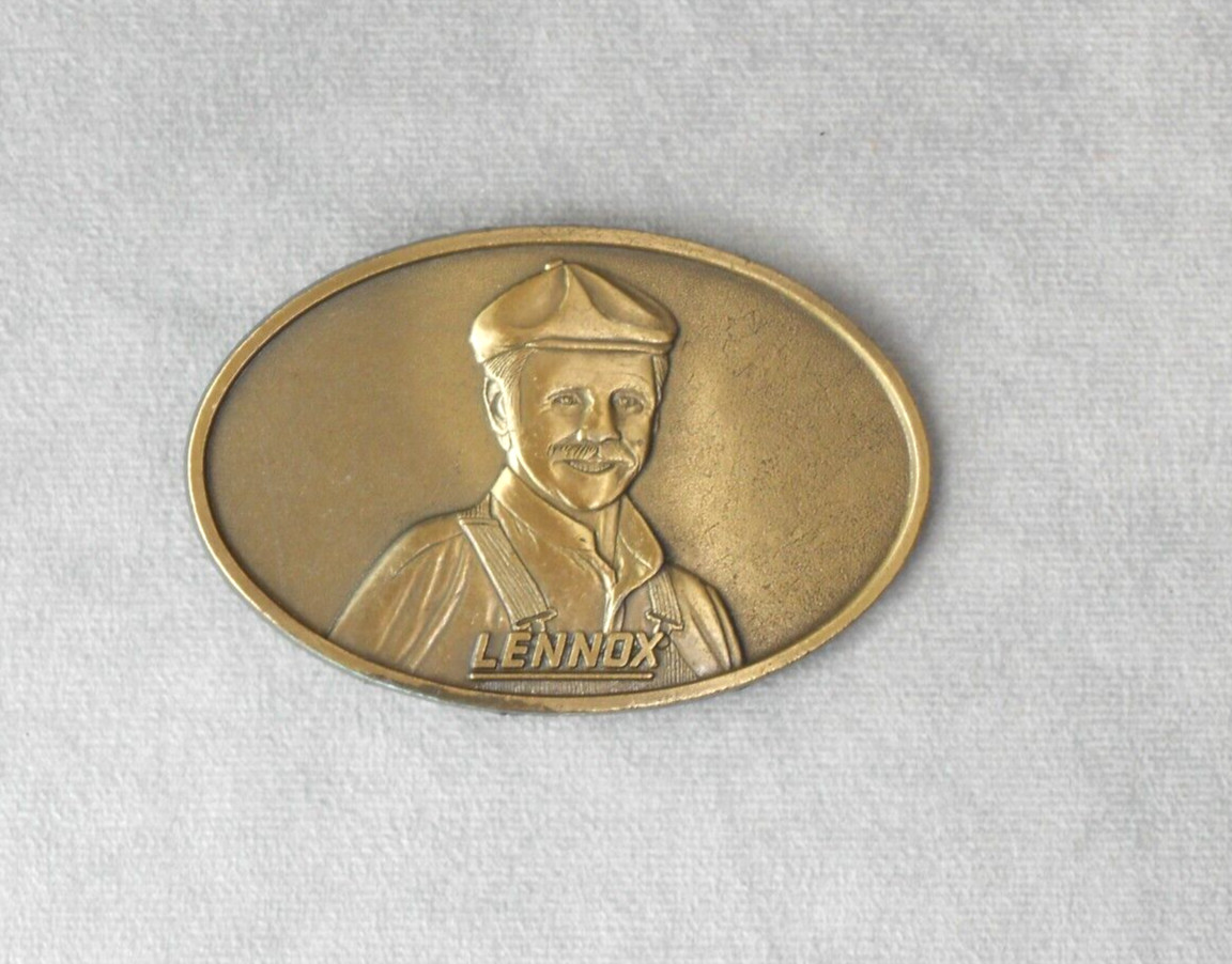 Vintage Lennox Air Conditioning Belt Buckle HVAC AC E… Gem