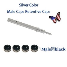 Universal Implant Locator Core Tool Set Metal Housing Laboratory for Denture Cap