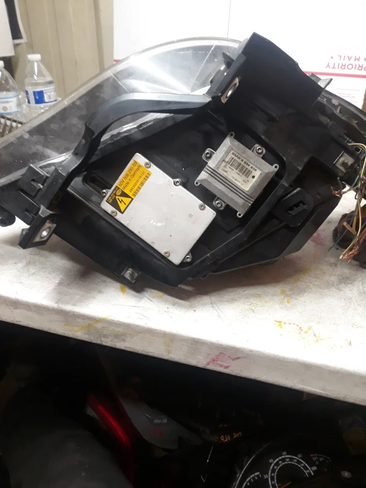 2004-2007 E60 宝马 5 系列左发球杆原始设备制造商氙气 HID 动态 AFS 车头灯良好 — 第 2/4 张图片