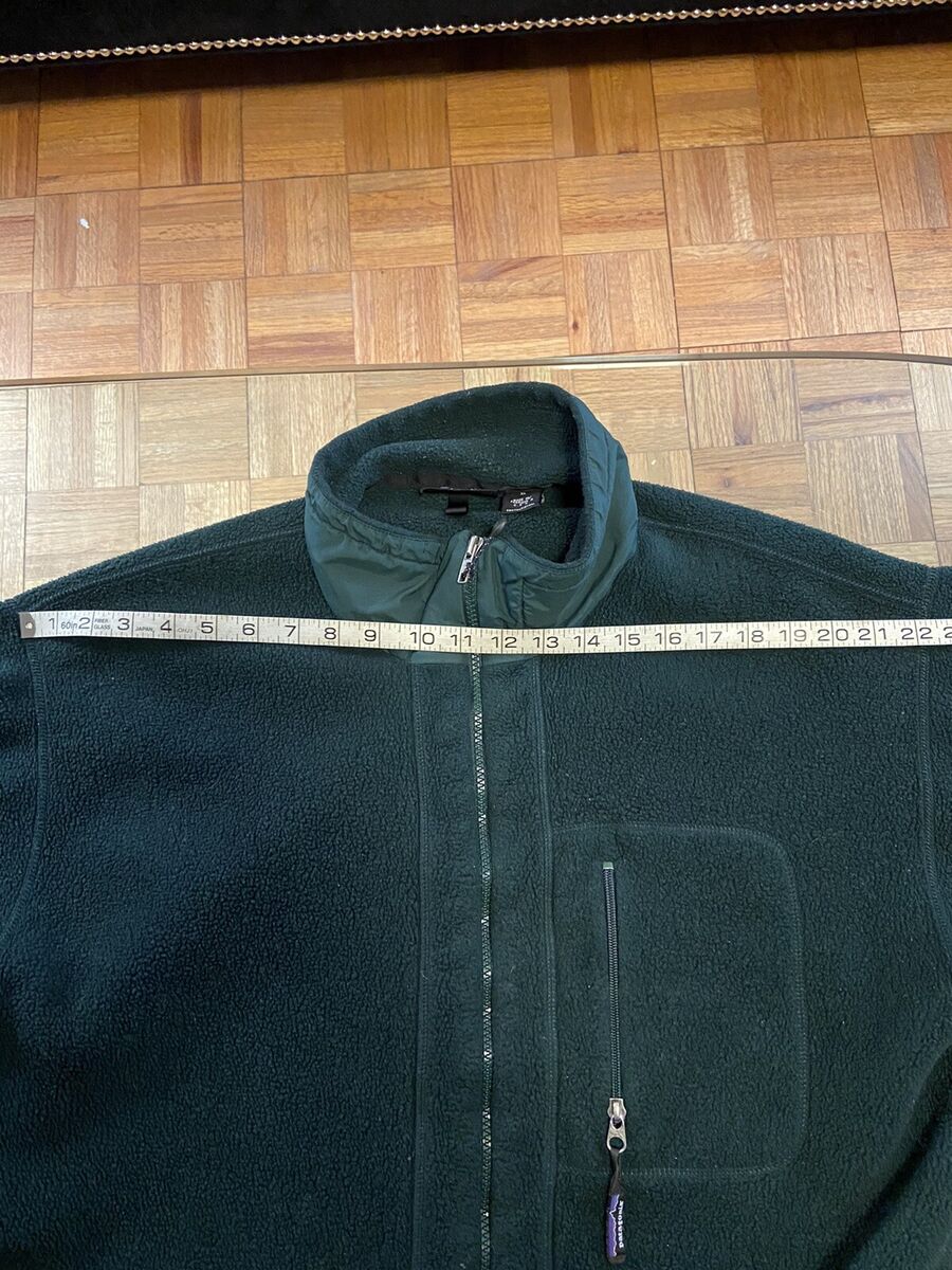 Patagonia Synchilla Vintage Retro Fleece Hunter Green Made Patagonia Synchilla Vintage Retro Fleece Hunter Green Made