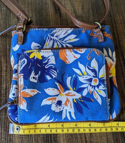 Tignanello crossbody blue/multi color floral - Picture 9 of 10