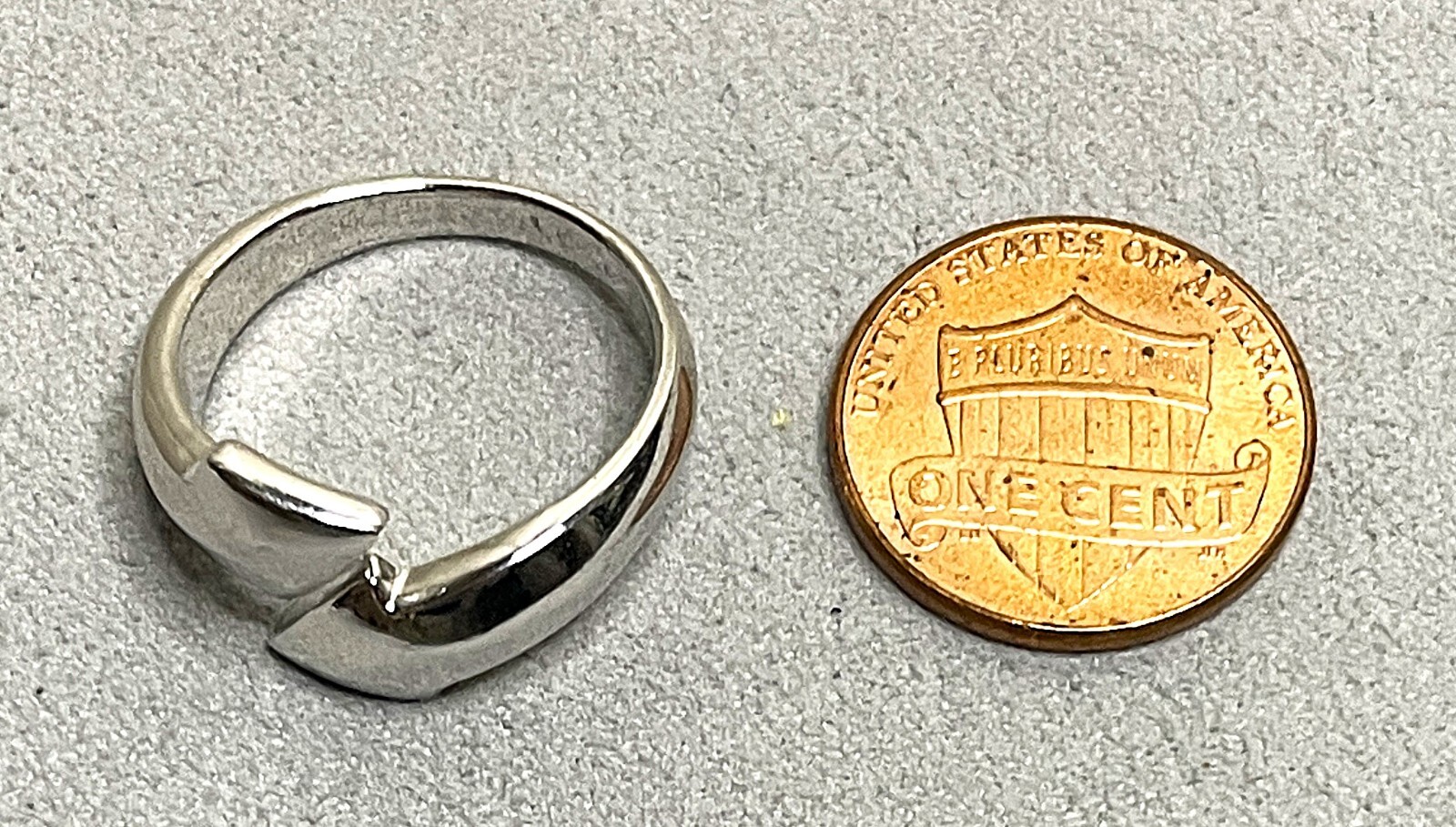 Sterling Silver 925 Solid  Double Arrow Ring - Sz… - image 2