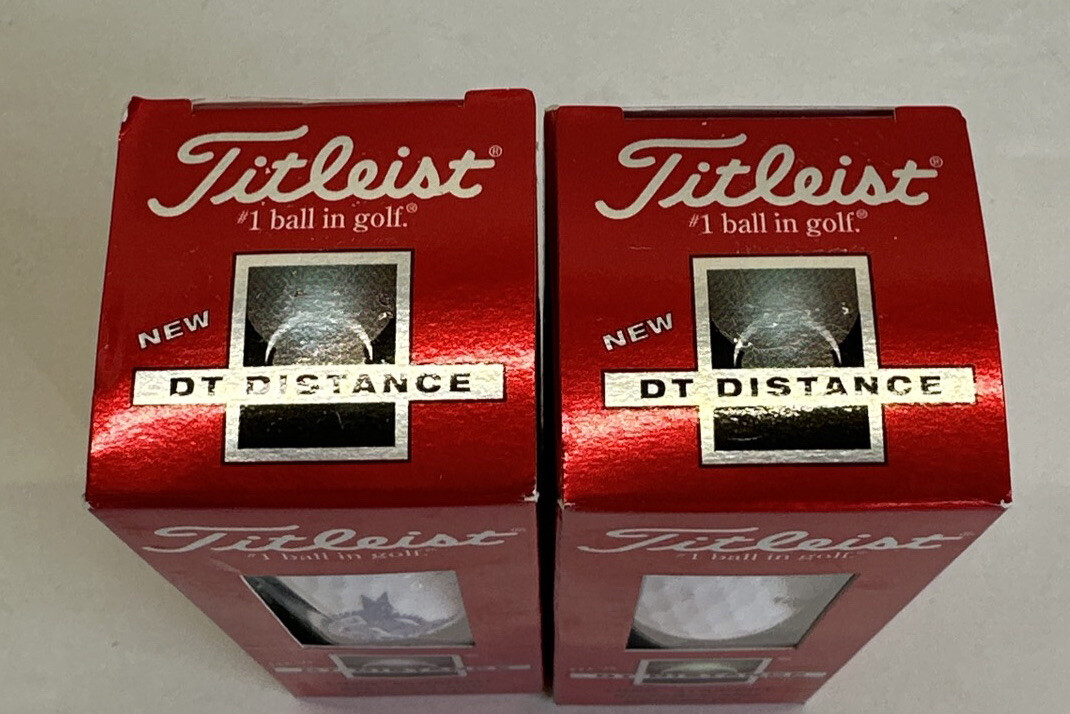 Titleist DT Distance Golf Ball 2 Packs 6 Balls Total eBay