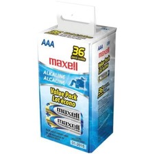 Maxell 723815 - LR0336B AAA Alkaline Batteries 36 Pack