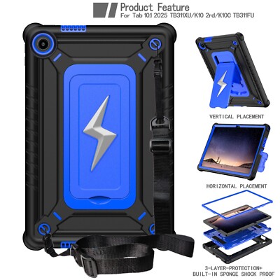 Heavy Duty Rugged Shockproof Kickstand Case Cover For Lenovo Tab K10C 10.1'' 2025