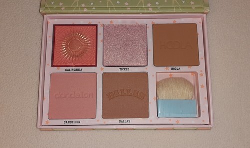 Benefit Cheekleaders Pink Squad palette Galifornia Tickle Hoola Dandelion Dallas - Picture 21 of 24