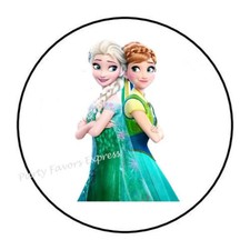 30 PRINCESS ENVELOPE SEALS LABELS STICKERS PARTY FAVORS 1.5" ROUND