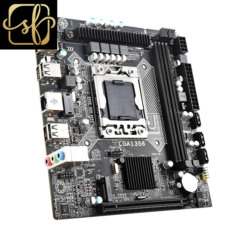 X79 LGA 1356 Kit Motherboard Set Combo Xeon E5 2420 V2 CPU 2*8G=16GB DDR3 Memory - Image 3 of 4