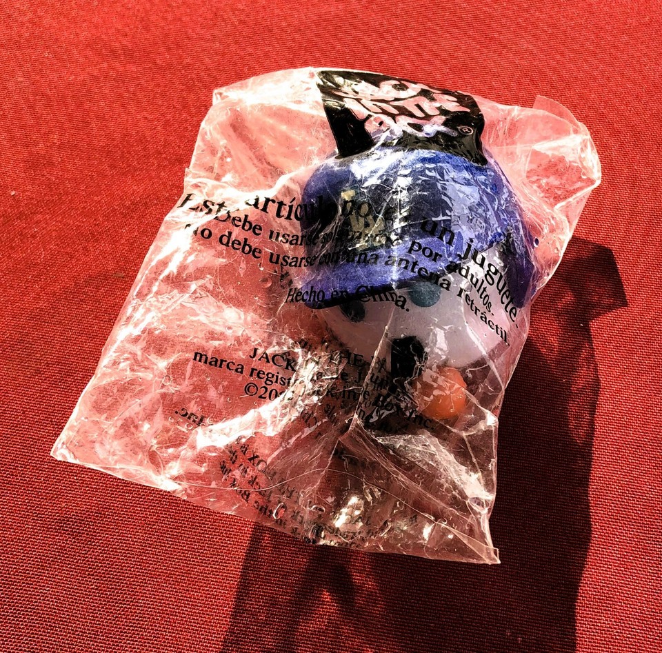 2002 JACK IN THE BOX LOS ANGELES DODGERS ANTENNA BALL BLOWING BUBBLE