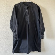 GAP Women’s Pullover Long Sleeve Dress Large Relax Fit Minimalist Contemporary 