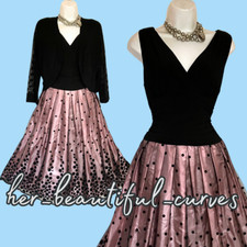 ELIZA J Occasion Mother of the Bride Cruise Party Dress Size 16 with Cardigan