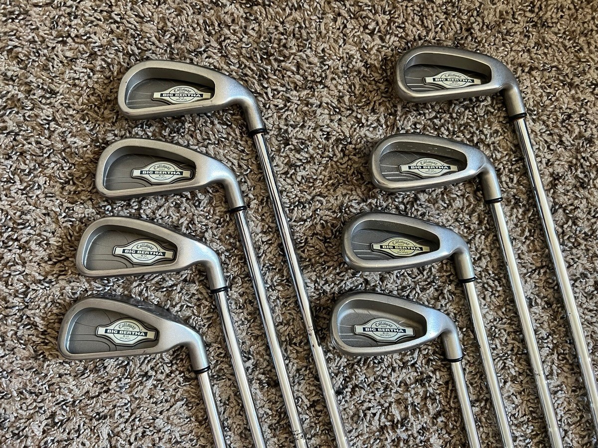 Callaway Big Bertha X-12 Iron Set 3-PW - Memphis 10 98 Steel