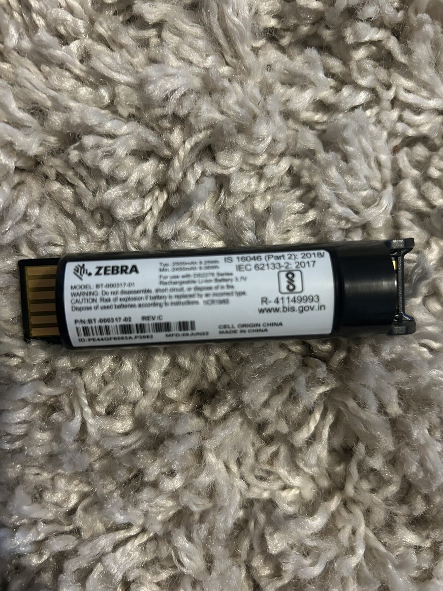 Zebra Barcode Scanner 3200mAh Zebra DS22/DS2278 Scanner