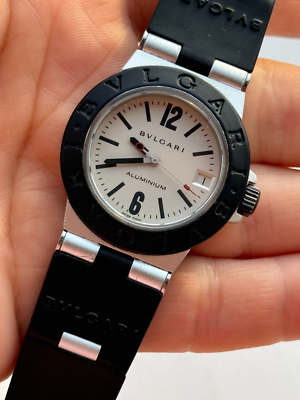 Bvlgari Aluminium Diagono AL 32 TA Quartz Lady Swiss Made | eBay Bvlgari Aluminium Diagono AL 32 TA Quartz Lady Swiss Made | eBay