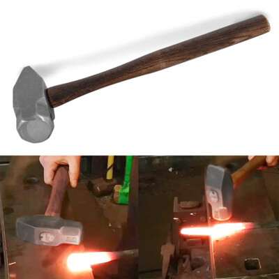 4LB Blacksmith Hammers for Farrier Knife Making Blacksmith Forging Tool