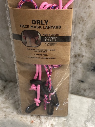 Orly-Kids/Adults One Size Fits All Face Mask Landyard. ShipN24Hours-Hands Free - 第 3/5 張圖片