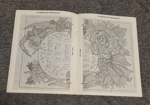 Flowers of Friendship Book 424 Charted Designs for Cross Stitch & Needlepoint - Picture 8 of 10