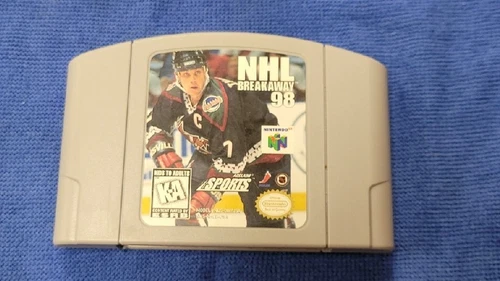 NHL BREAKAWAY 98  Nintendo 64 N64 Cleaned & Tested Authentic 