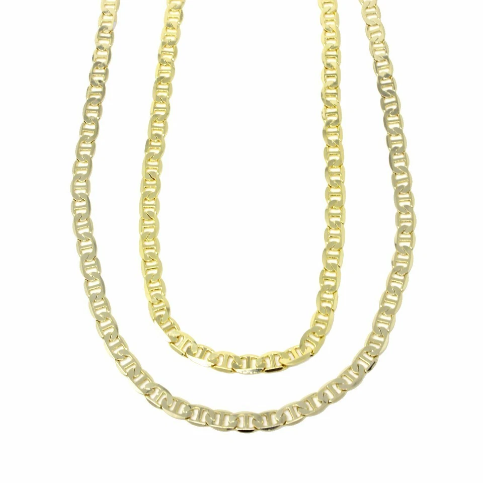 Collares de cadena Gucci unisex chapados en oro de 20" a 30" y grosor de 4 mm a 13 mm Foto 2 de 4