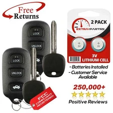 2 Remote Car Key for 2003 2004 2005 2006 Toyota Camry