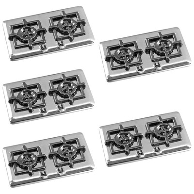  5pcs tun vor, dass House Kitchen Gasherd Spielzeug täuscht, spielen Kochherd