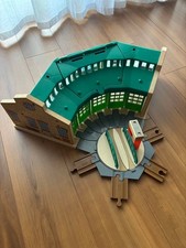 Thomas Wooden Railway Tidmouth Sheds Roundhouse Compatible with BRIO Rare JDM