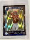2024 Donruss Optic Jayden Daniels Rated Rookies Purple Shock Prizm #248 RC