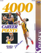 DEARICA HAMBY Signed 8.5 x 11 Photo WNBA Basketball LOS ANGELES SPARKS Free Ship