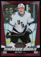 2024-25 O-Pee-Chee Platinum Aku Raty Marquee Rookie Red Prism /199