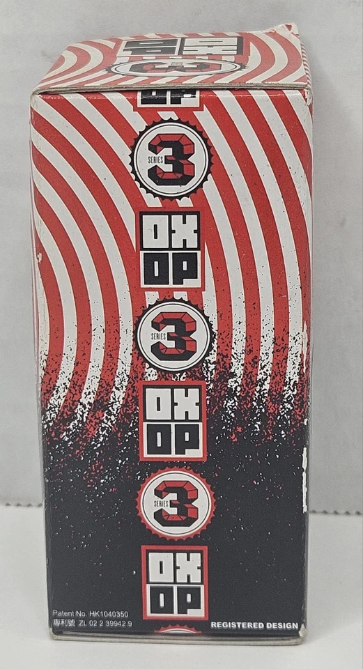 Toy2r 2.5" Qee OX-OP Jeff Soto Toyer Red Series 3 Key Chain Art Figure - Image 4 of 4