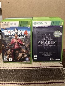 Xbox 360 Video Game Lot of 13 &mdash; Skyrim Battlefield Diablo Far Cry Fable Bioshock