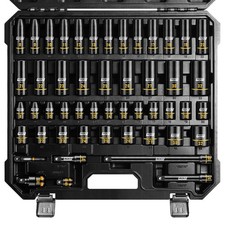12 Drive Impact Socket Set 50-piece Metric 8-32mm Deep Standard Sockets