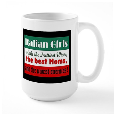 CafePress Italian Girls Ceramic Mug Large Mug (644744145)