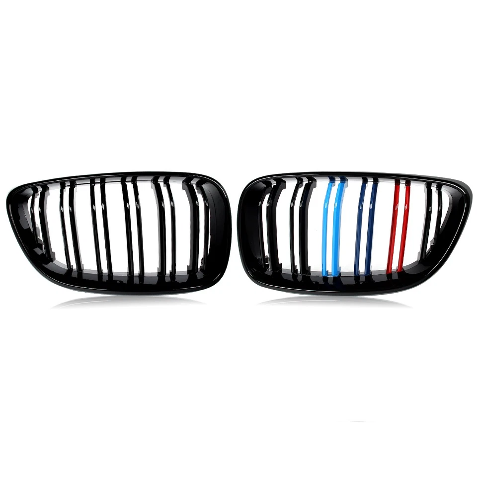 M-Color Grill For BMW F22 F23 F87 M2 2014-2018-2021 Front Kidney Grille LH+RH Foto 2 de 4