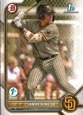 2022 Bowman Draft 1st Edition #BD-143 Lamar King Jr.