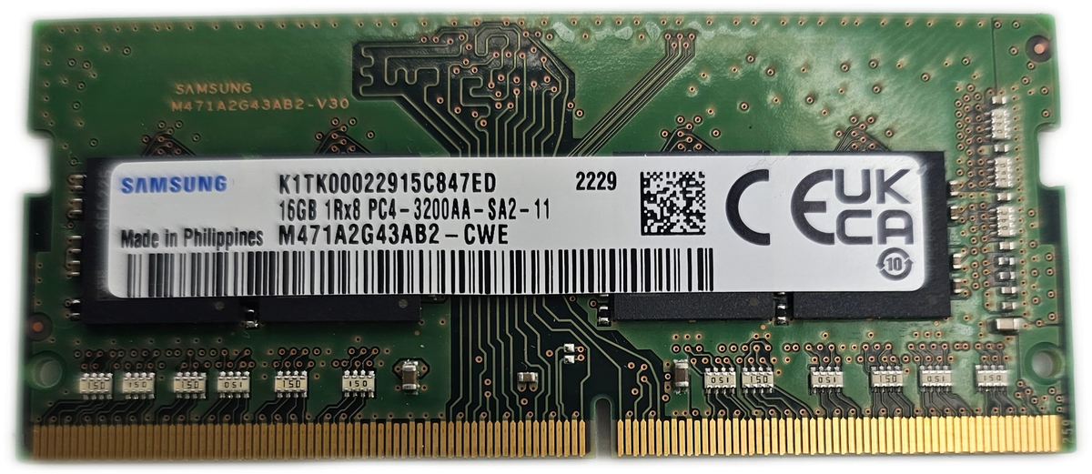 Samsung 16GB PC4- 3200AA SO-DIMM RAM Laptop Memory | eBay